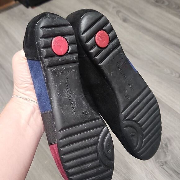 GUC Sabrinas Colorblock Suede Leather Loafers - Picture 7 of 8